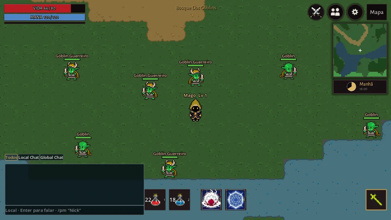 Una partida de goblins en el Bosque de los Goblins